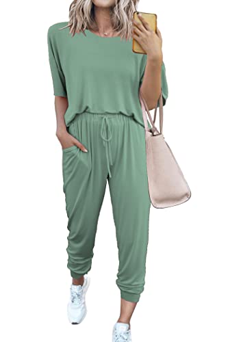 PRETTYGARDEN Women's Two Piece Sets 2025 Summer Spring Jogger Pants Travel Vacation Lounge Outfits Airplane Matching Clothes