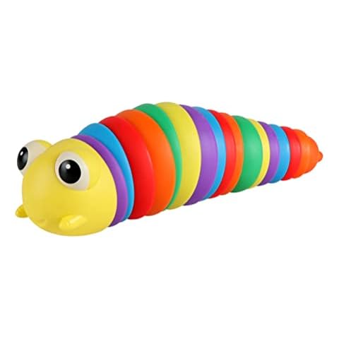 Colored Articulated Caterpillar Caterpillar / Worm,Cute Slug Toys for Adults Kids Sensory Relieve Stress Toys Gifts Cover