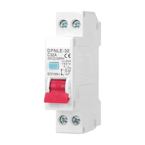 Disjoncteur différentiel 1P+N 20A 230V pour tableau électrique résidentiel - 5