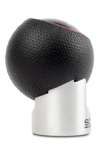 Sparco Manual Gear Shift Knob Lazio Black/Red Universal