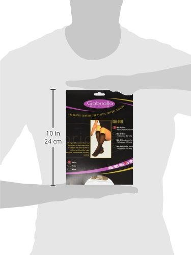 Image of GABRIALLA Sheer Graduated Compression Knee High Stockings 3 Pack (20-22 mmHg) H-160: X-Large Mixed