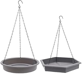 Tray Platform Feeder HangingTray Bird Feeder Fits Most Feeders Catch Most Fallen Seeds Bird Seed Catcher Suitable for Attracting Birds in Outdoor, Backyard, Garden 2 Pack