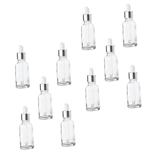 Beaupretty 10Pcs Reusable Dropper Bottles Essential Oil Containers with Dropper for Travel Beauty and Cosmetic Use