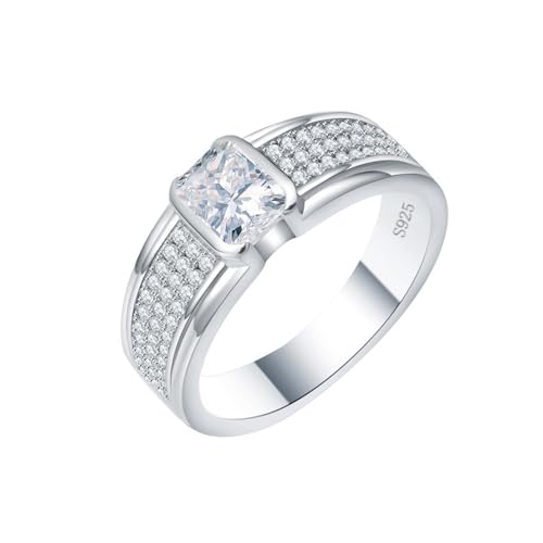 Bague moissanite 1 carat homme pour célébrer vos fiançailles avec élégance