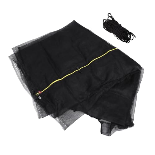 Hohopeti Rete Protettiva per Tappeto Elastico Ø con aste in Fibra Sicurezza anticaduta per Uso Esterno Resistente e Durevole Adatta a tappeti Elastici Standard