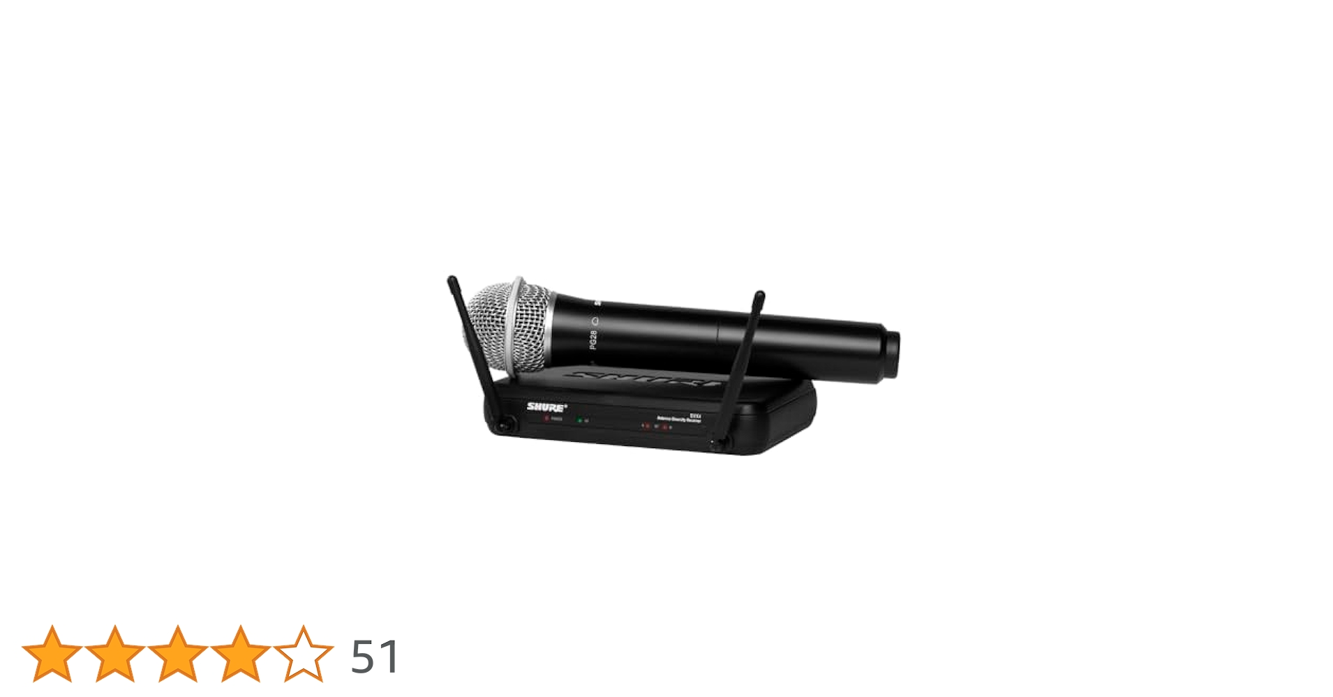 Amazon | SHURE シュア SVX24/PG58 ワイヤレスシステム : B帯