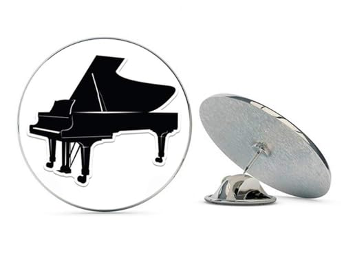 Grand Piano Metal 0.75" Lapel Hat Pin Tie Tack Pinback2