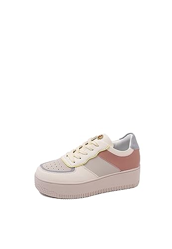 Sneakers Femme QUEEN HELENA Baskets Basses X22-110 idéales pour vos tenues décontractées de bureau
