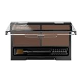 Manhattan Brow'Tastic Eyebrow Kit – wosk do brwi i puder do brwi w zestawie do utrwalania i farbowania – kolor Brow-nie 002 – 1 x 3 g