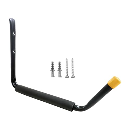 Lljsszr Wall Mounted Kayak Storage Rack Tool Hanger with Screws Holders Garden Garage Hooks, Yellow