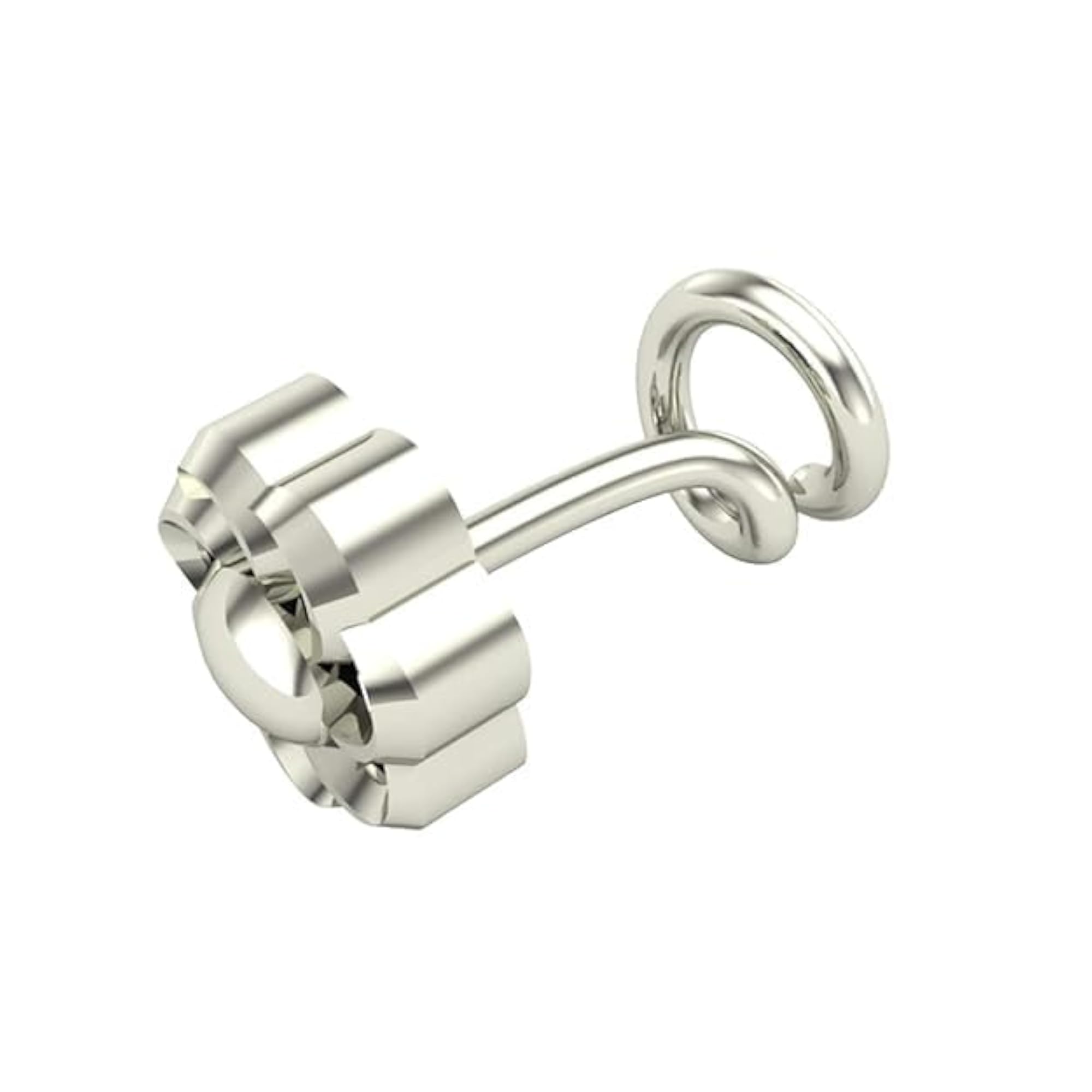 Women's 14K White Gold Nose Pin