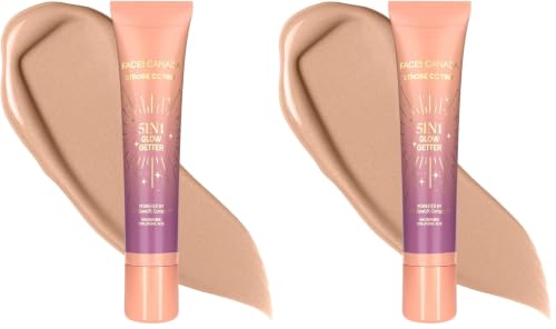 Image of FACES CANADA Strobe CC Tint Mini - Sunset Glaze 02, 18ml | 5-in-1 Serum + Moisturizer + Primer + BB /CC Cream + Strobe Cream | Lightweight | Radiant Dewy Glass Skin Glow | Niacinamide & Hyaluronic Acid | For Light to Medium Skin