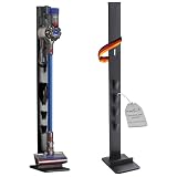 PureMounts PM-VAC-00, stojak do odkurzania Dyson V6 Pro, V7, V8, Cyclone Fluffy/Absolute, V10 Total Clean, napęd momentu obrotowego i V11 Animal, V12 Slim Absolute, V15 Detect Absolute, czarny