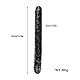 Black Doppeldildo,34cm Soft Realistischer Dildo Sexspielzeug für Frauen, Lesbisch Männer Homosexuelle