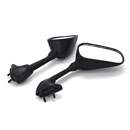 Rétroviseurs de moto inversés pour Yamaha YZF-R1 1999-2007 | Rétro noir standard