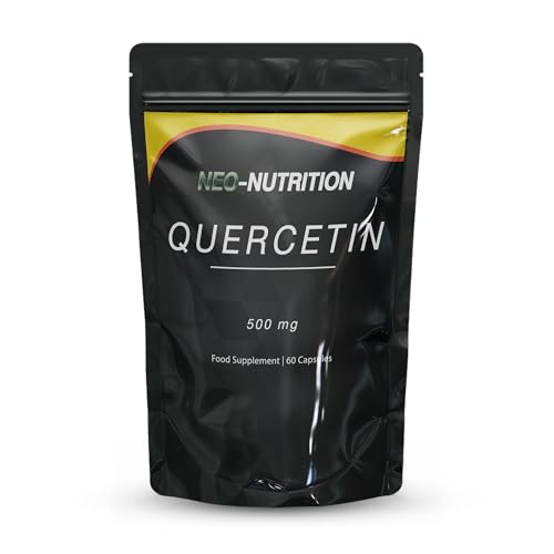 Pure Organic Quercetin - High Potency Quercetin Supplement for Antioxidant Support - Organic Quercitin Antioxidant Supplements for Immune Health & Energy Boost