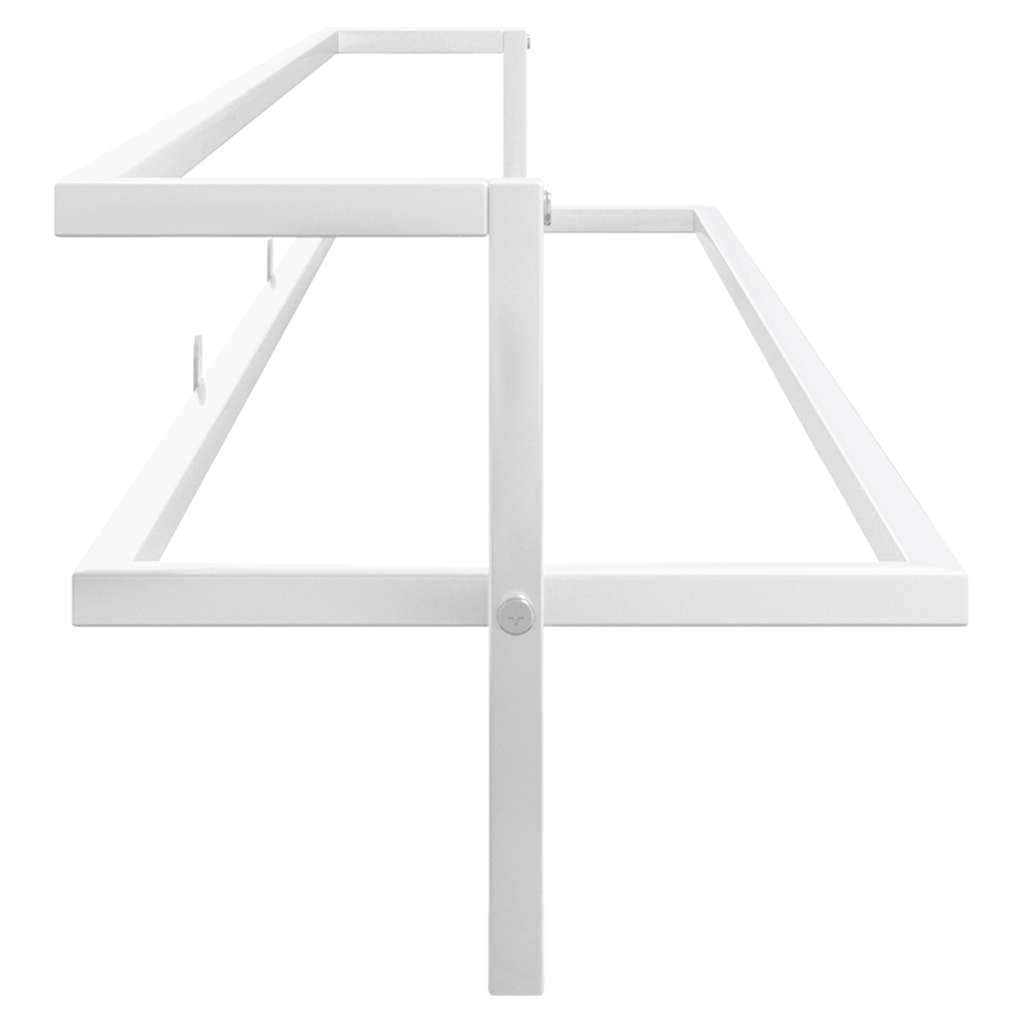 Toallero blanco 95 x 25 x 22 cm hierro