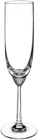 Villeroy & Boch Octavie Flute Champagne, 5.5 oz, Crystal Glass, Transparent