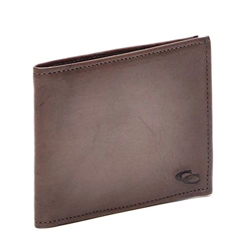 Conjunto de Cinto e Carteira de Couro para Homens (Marrom)