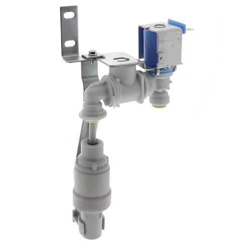 Image of W10897719 Refrigerator Water Valve - for Whirlpool Refrigerator & Freezer Parts - Ice Machine Water Inlet Valve Single Coil Solenoid - 15W 120V - replaces W10870290 W10646596 W10870921 ﻿