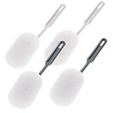 ORFOFE 4 Stück Teiliges Wc bürsten Langem Griff Austauschbare Weiche Bürstenköpfe Kratzfrei für...