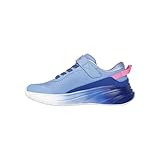 Synthétique Skechers Baskets Unisexes pour Enfant, Bleu, 29 EU