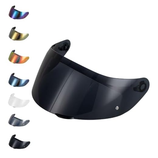 EvoParts Visiera GT4-1 GT4-2 compatibile casco AGV K1 K1S K5 K5S pinlock ready (Nero 80%, L-ML-XL-XXL)