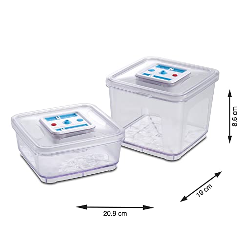 Solis Set Recipienti Rettangolari per Sottovuoto