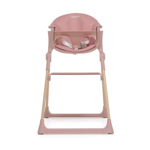 Chaise haute nettoyable et transat rose Foppapedretti bébé - 2