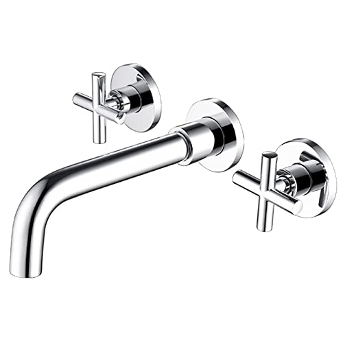 Robinet de lavabo for eau chaude et froide réglable à double commande - 2