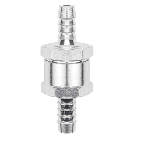 Tiardey Clapet anti-retour unidirectionnel de Non-retour de Carburant 8 mm 1/4 Pouce en Alliage...