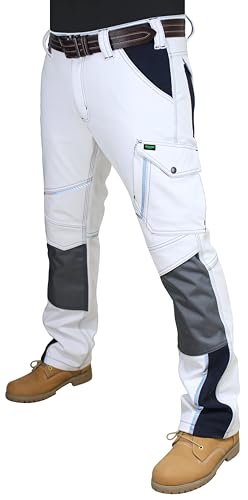 Pantalon de travail imperméable coupe-vent et blanc