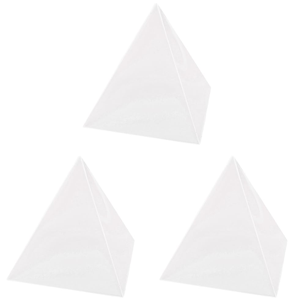 JUCHRZEY Grandi Stampi Piramide in Silicone Piramide Fai da Te Set di Stampi in Resina for Creazione di Gioielli in Resina Strumento for Stampi Artigianali Stampi Interni e Guscio Estern