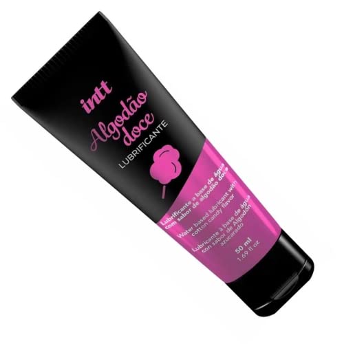 Lubrificante Sabor Algodão Doce à Base de Água 50ml - Intt