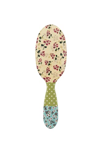 Rock & Ruddle Natural Pure Boar Bristle Hair Brush for Women & Kids (Small/Travel Size, 17.5cm)