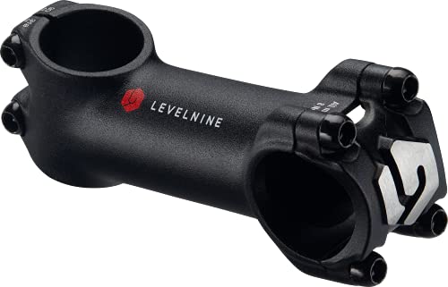 LEVELNINE Race MTB Vorbau, 31,8 90 mm lang, ± 17° Neigung, für Mountainbike, für Rennrad, Gravelbike, MTB, Citybike, Trekkingrad I Bike Stem I Ahead Vorbau I Lenkerklemmung Cover