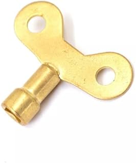 Radiator Bleed Key- Radiator Valve Clock Key for Bleeding and Air Vent- Made of Solid Brass- Pack of 2 Units