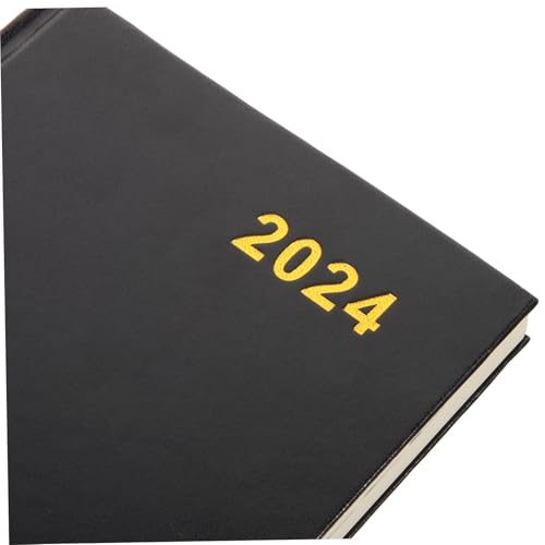 Agenda quotidien noir et carnet de notes portable pour planification