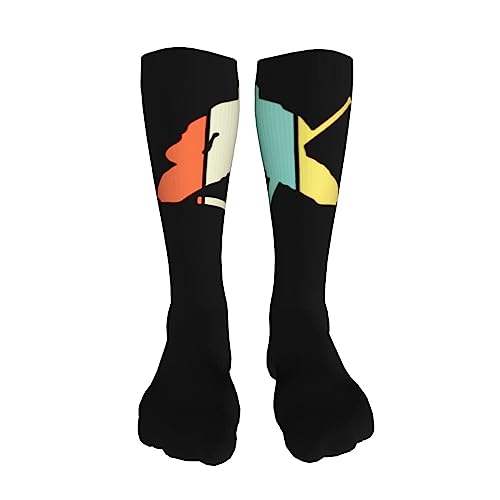 Vintage Hockey Goalie Knee High Socks For Women Long Tube Socks Athletic Compression Socks Unisex High Socks Girls3