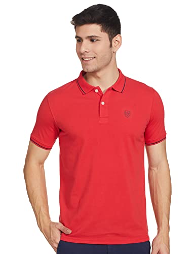 Image of Max Men's Half Sleeves Regular Fit Solid Polo T-Shirt