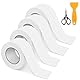BELICOO 4 Rollen Dichtungsband Selbstklebend, Wasserdichtes Dichtungsband Dusche, PVC Dichtband für Badezimmer, Toilette, Badewanne, Waschbecken, Wandecke, Küche mit Dichtungswerkzeug (38 mm x 3,2 m)