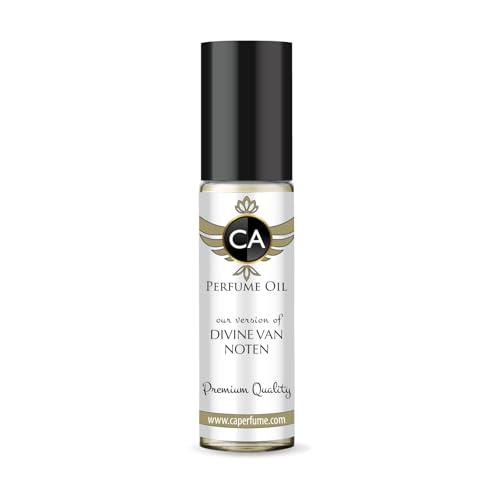 CA Perfume Impression of Divine Van Noten Unisex Fragrance Oil Oriental Woody Scent Long Lasting Perfumes for Women &amp; Men Travel Size TSA Ready Mini Parfum Body Oil Roll-on 0.33 Fl Oz 10ml