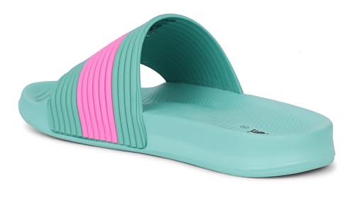 Image of ACTION Women Green Pink Slide APTW0024GRPK08