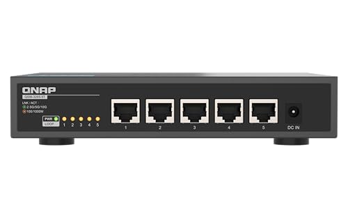 Image of QNAP QSW-3205-5T-US 5-Port 10GBASE-T Unmanaged Switch