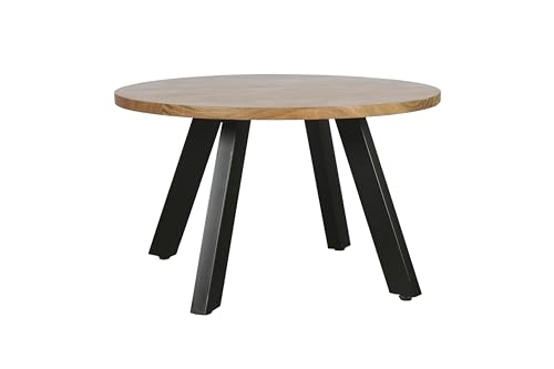 byLIVING Large Mesa de café, Acacia, marrón, D 75, H 47 cm