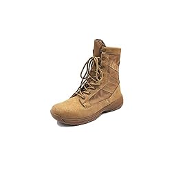 GBNYTT Botas militares para hombre, botas militares para primavera, botas de gamuza para exteriores, calzado militar, botas tácticas, zapatos para hombre, talla 38-45, Brown, 47 1/3 EU