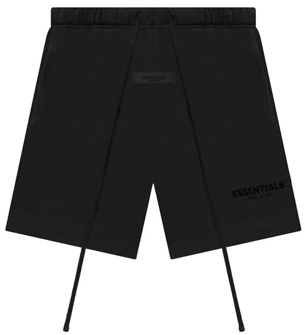 Essentials Athletic Shorts Adult Men Oversized Fit Choose one Size Down (US Alpha Medium Regular Regular Stretch Limo)