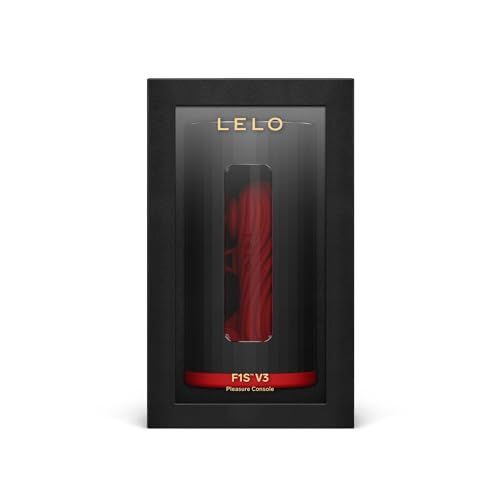 LELO F1S V3 Pleasure Console with App Adult Sex Toys for Men Automatic Male Sex Toy with 8 Settings and an AI Male Masturbator Penis Vibrator Red