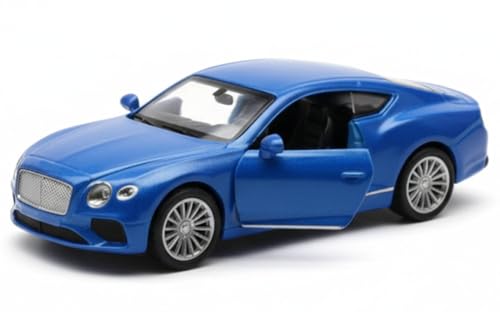 Image of SHAKTISM Die-Cast Metal Car Toy -1:36 Scale, Opening Doors, Pull Back Function, Collectible Toy, Racing Car for Kids Birthday Gift for Boys Girls (Blue Bentley Diecast)