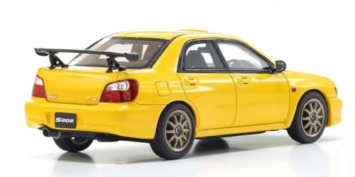 Kyosho Original 1:43 Subaru Impreza S202 Amarillo miniatura 2